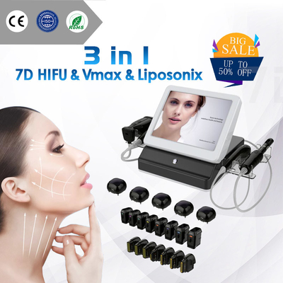 máquina 7d da beleza de Hifu do removedor do enrugamento do emagrecimento da máquina de 7d Hifu Ultramage/7d Hifu