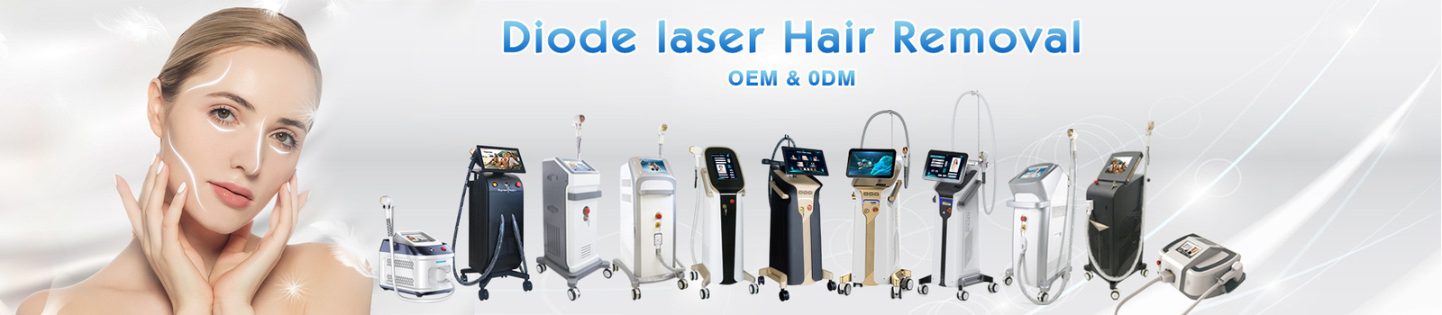 máquina da remoção do cabelo do laser do diodo
