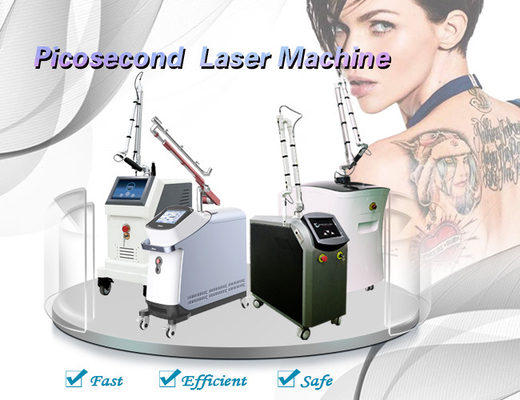 a remoção Q da tatuagem da máquina do laser do picosegundo de 755nm 450ps comutou Nd Yag