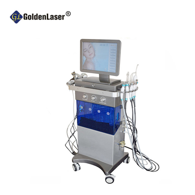 LCD 9 em 1 máquina facial de limpeza de Microdermabrasion da máquina de Hydrafacial