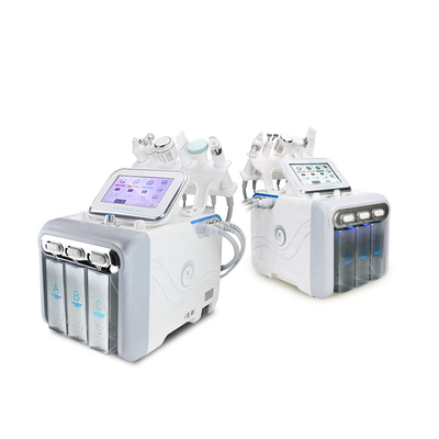 Máquina de limpeza facial 6 em 1 Oxigénio H2O2 Máquina facial de bolhas pequenas