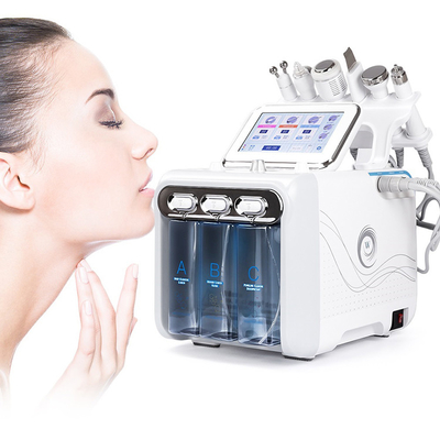 Máquina facial 6 da beleza da micro bolha do oxigênio em 1 máquina de limpeza da pele Multifunction do Hydra