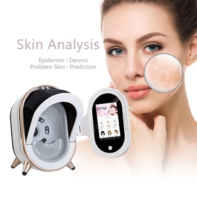 Espelho esperto cosmético com a máquina facial do analisador da pele do reconhecimento de cara 3d