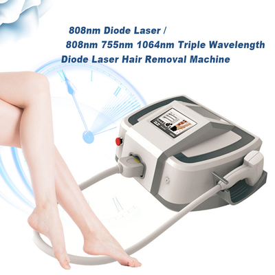 máquina permanente 808nm da remoção do cabelo do laser da máquina/diodo da remoção do cabelo 808nm